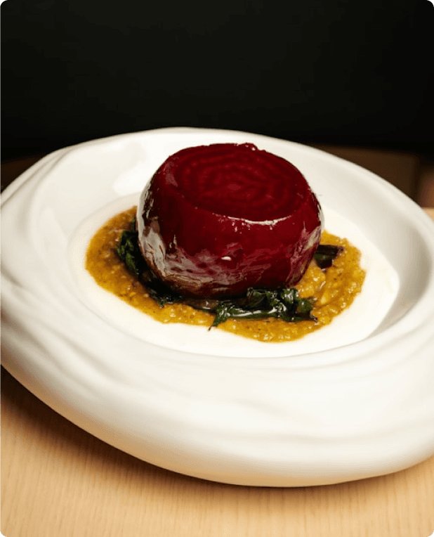 Fine dining dish